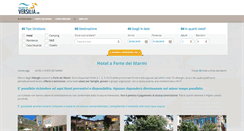 Desktop Screenshot of hotelafortedeimarmi.com